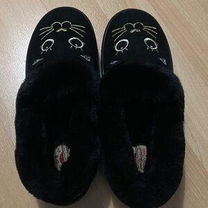 BOBS from Skechers Black Cat Slippers